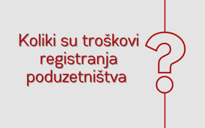 Koliki su troškovi registriranja poduzetništva?