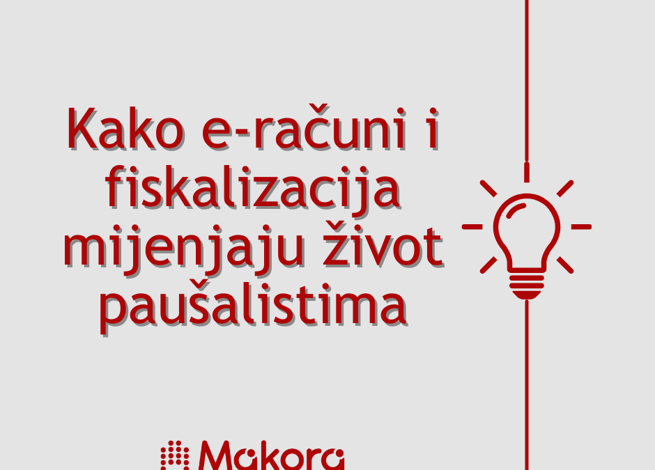 Što se mijenja u životu paušalaca sa e-računima?