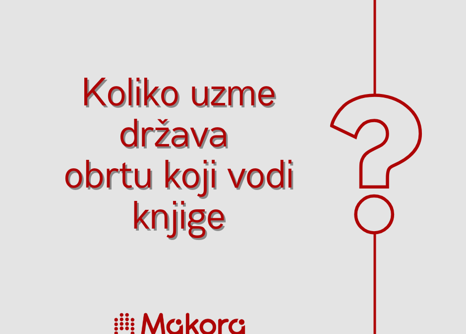 Koliko ti uzme država ako obrt nije paušalno oporezovan?