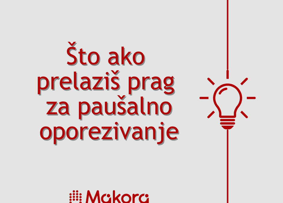 Ako pređeš prag paušala, znam napraviti da ne platiš više poreza!