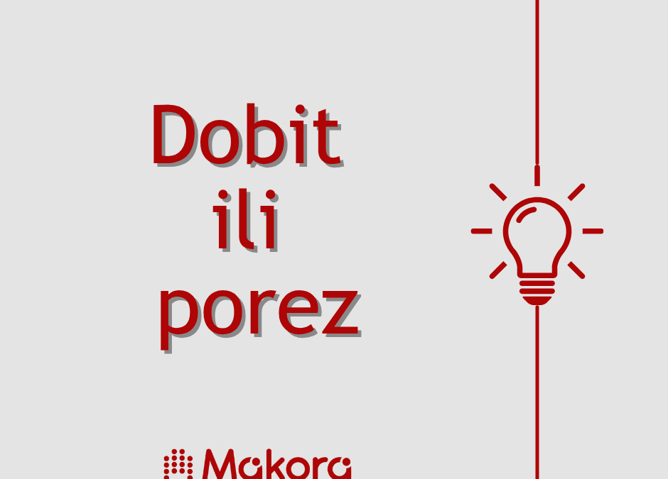 Dobit ili porez?